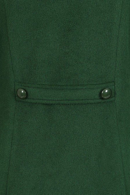 GREEN MARTHA FUR COAT