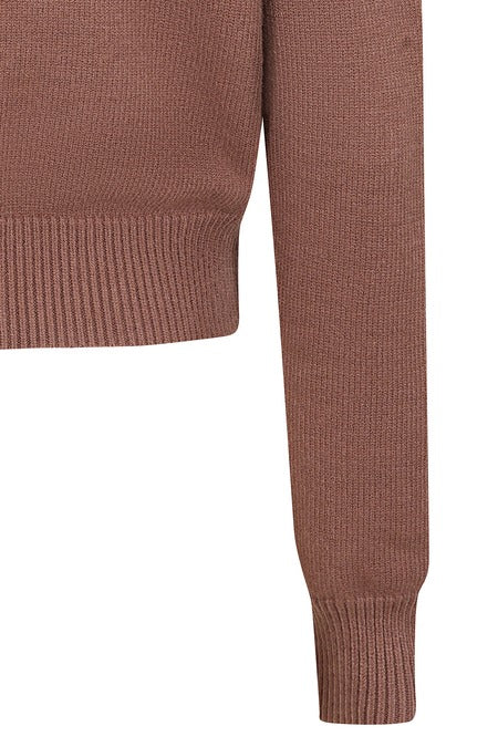 Violet Cardigan in Brown