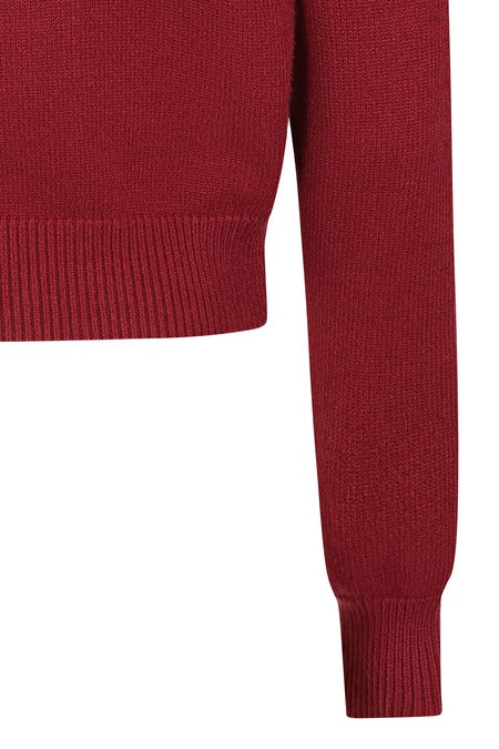 Violet Cardigan in Burgandy