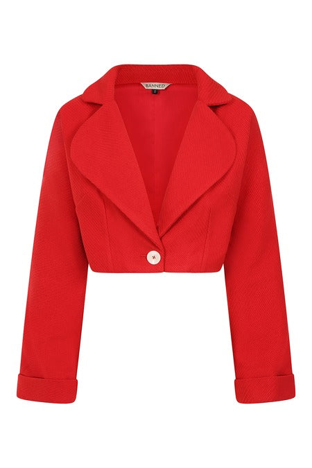 RED MARYLIN JACKET