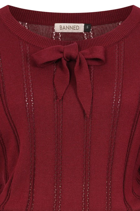 Angel Pointelle Knit Jumper